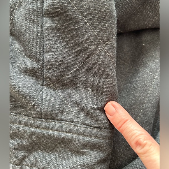 Levi’s Shacket shirt jacket dark gray snap front - Picture 16 of 16